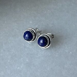 NWOT Sundance Pyrrha Earrings, Lapis Lazuli, Sterling Silver